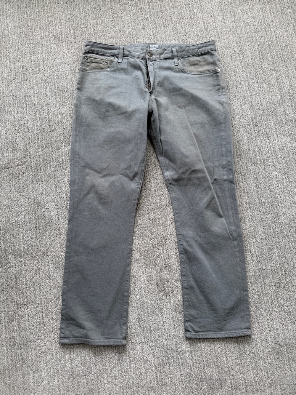 Men's Bonobos Gray Straight-Leg Jeans
